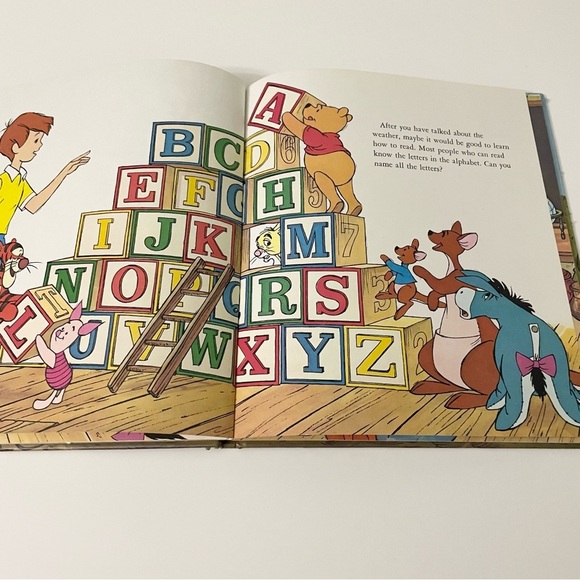 Vintage 1978 Walt Disney's Pooh's Schoolhouse Golden Press Hardcover - Picture 15 of 16
